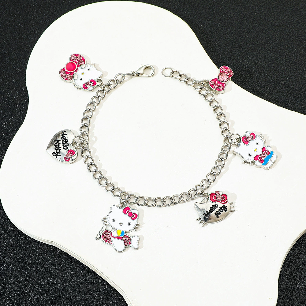 (Граница торговли), Hello Kitty, мультяшный аксессуар, браслет, металлическая подвеска