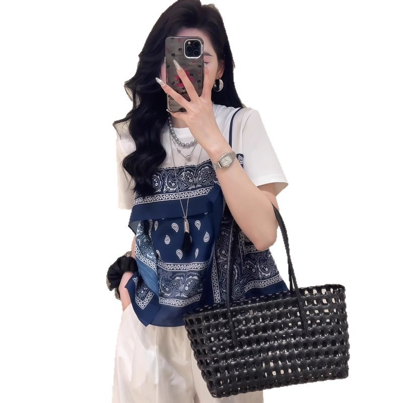 夏の女性向けエスニック風半袖Tシャツ、小さめ、ユニークなデザイン、おしゃれなフェイクツーピース半袖トップス|undefined