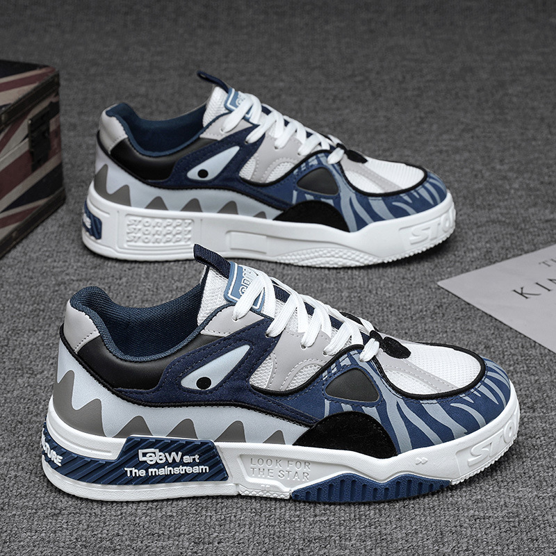 Zapatos de moda para hombres de invierno, zapatos de skate deportivos casuales, nicho de diseño, zapatos de moda juveniles de suela gruesa