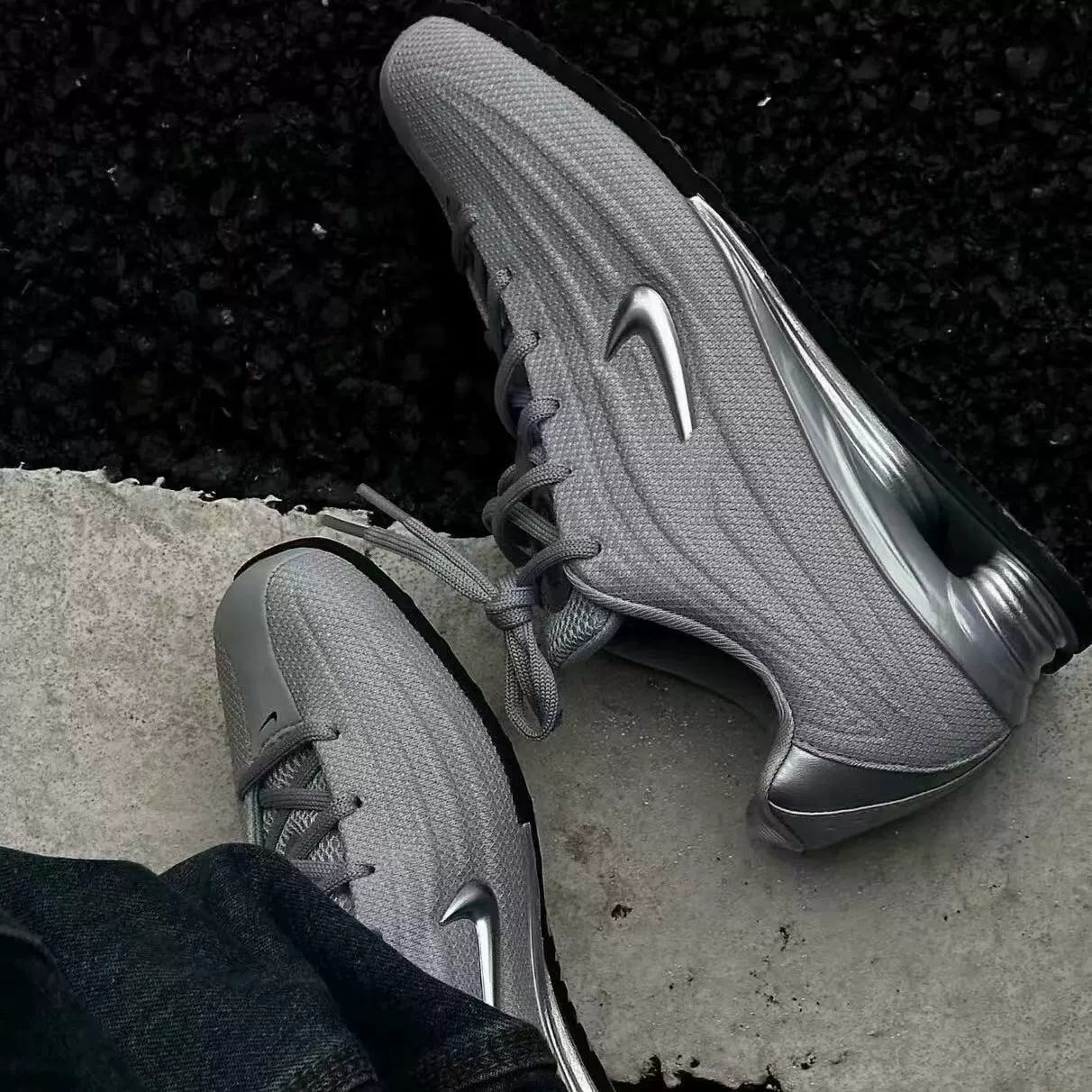 Putian Nike Official Nk Brand Shox-Z Celebrity Style Air Cushion Spring Running Shoes Couple Versatile Sports Shoes