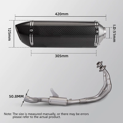 model R7 motorcycle modified exhaust — Exhaust pipe