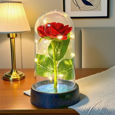 rose Acrylic Valentines Day Mother's Day Christmas Valentine's Day gift desktop Decoration manual