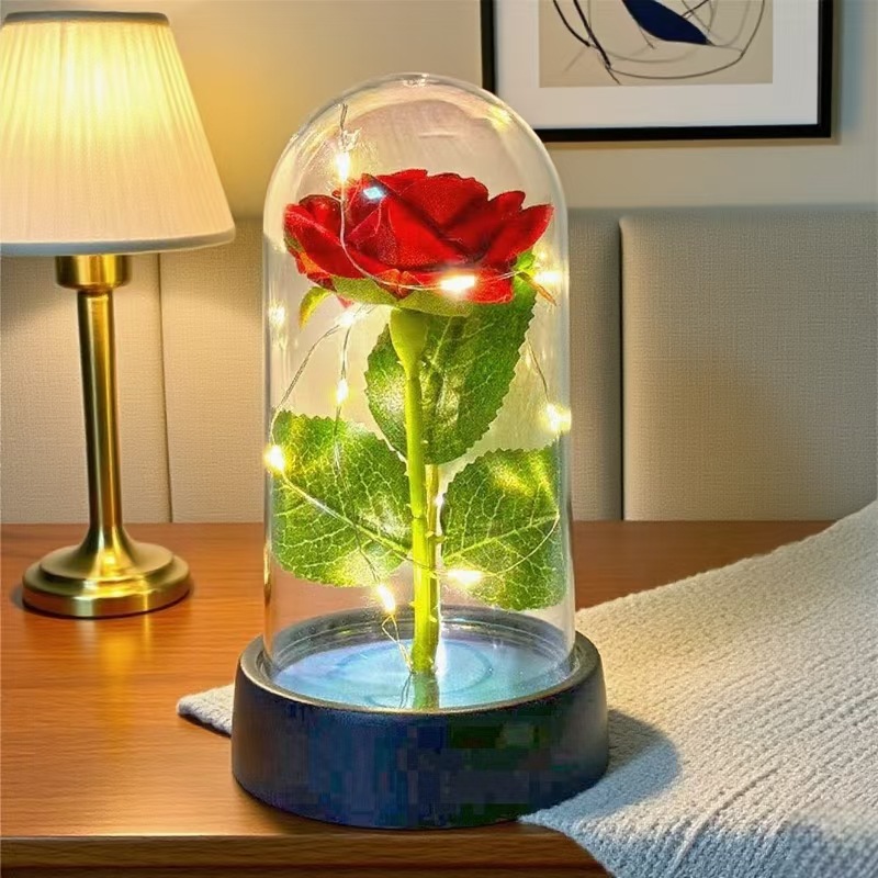 rose Acrylic Valentines Day Mother's Day Christmas Valentine's Day gift desktop Decoration manual