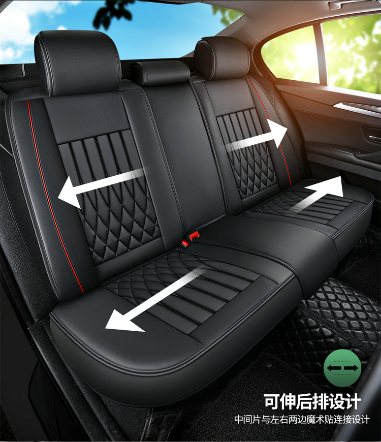 Car seat cushion for all seasons full enclosure seat cover 21 new leather seat cover winter car 2020 Net red seat cushion