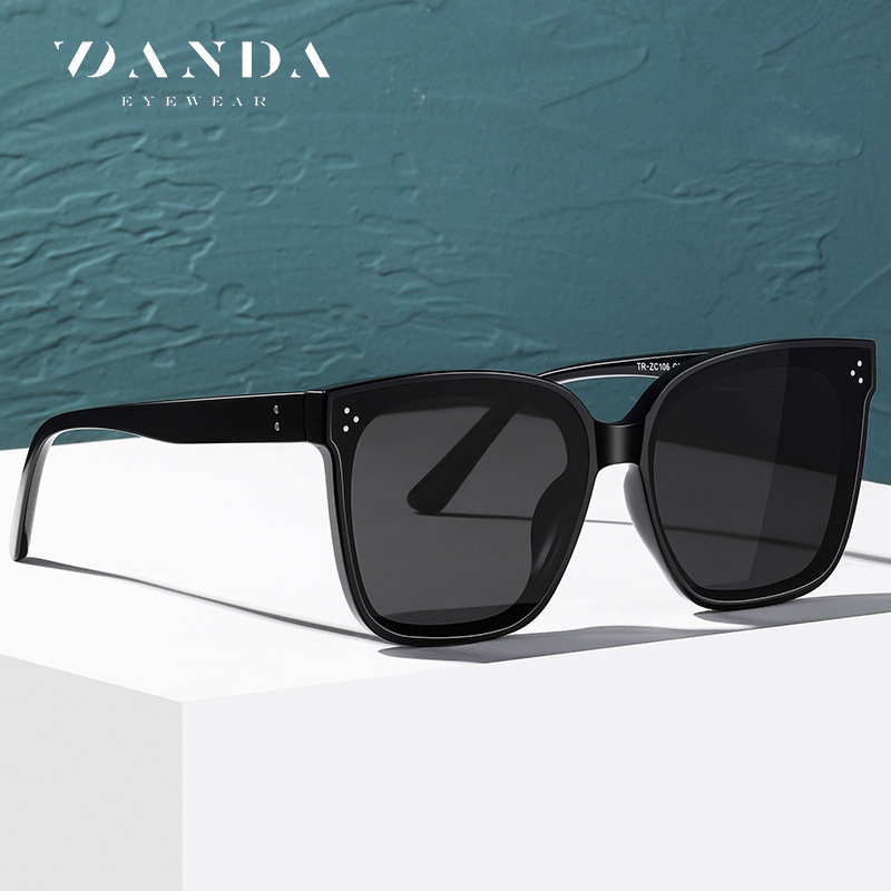 2021 nuevas gafas de sol TR90 gafas de sol polarizadas para hombres y mujeres estilo coreano de moda marco grande primera cara gafas de sol pequeñas pueden coincidir con miopía