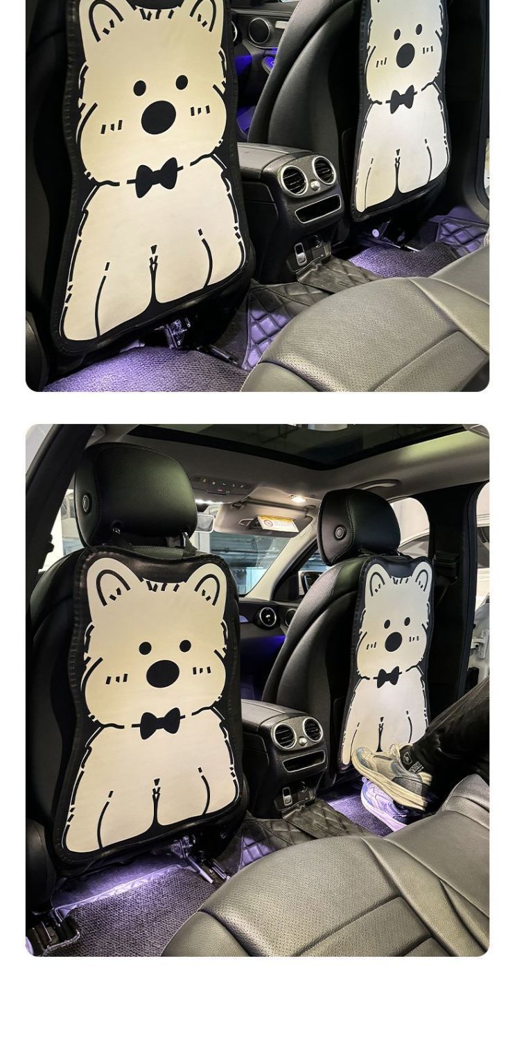 Car Anti-Kick Pad, Universal Rear Seat Back Anti-Dirty Protective Pad, Kidsren's Car Rear Seat Protective Pad, Anti-Kick Pad