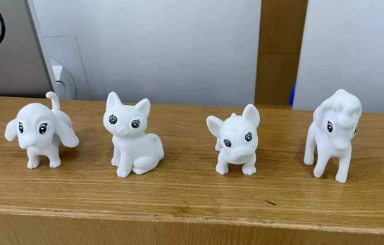 Минифигурка, игрушка, моющаяся, граффити, ручная, ручная роспись