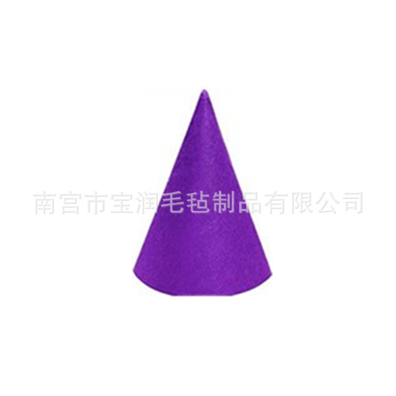 卸売クリスマスドワーフ帽子フェルト円錐形アヒル帽子エルフ帽子ハロウィンパーティー用品カラフルなヘッドギア|undefined