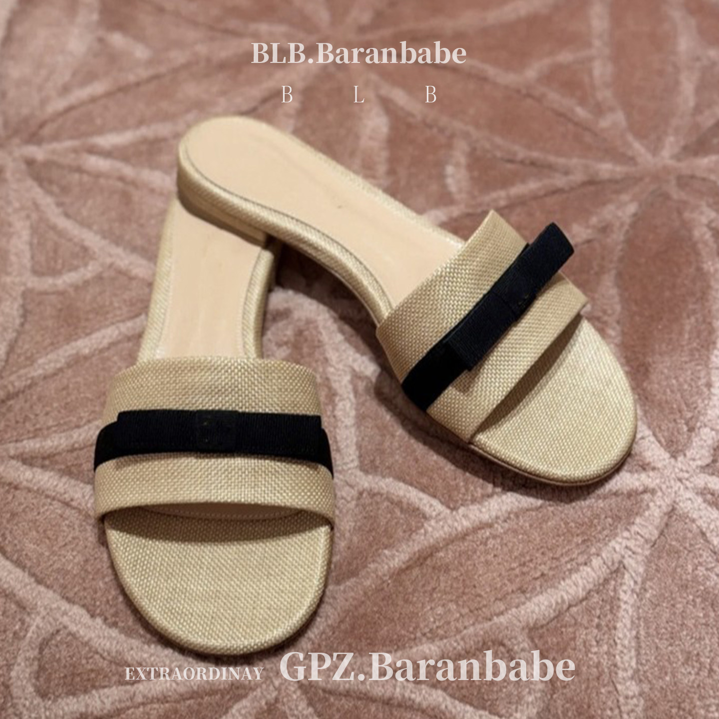 Elegante Damen Pantoletten Aus Strohgeflecht Mit Schicker Schleife_voghion.com