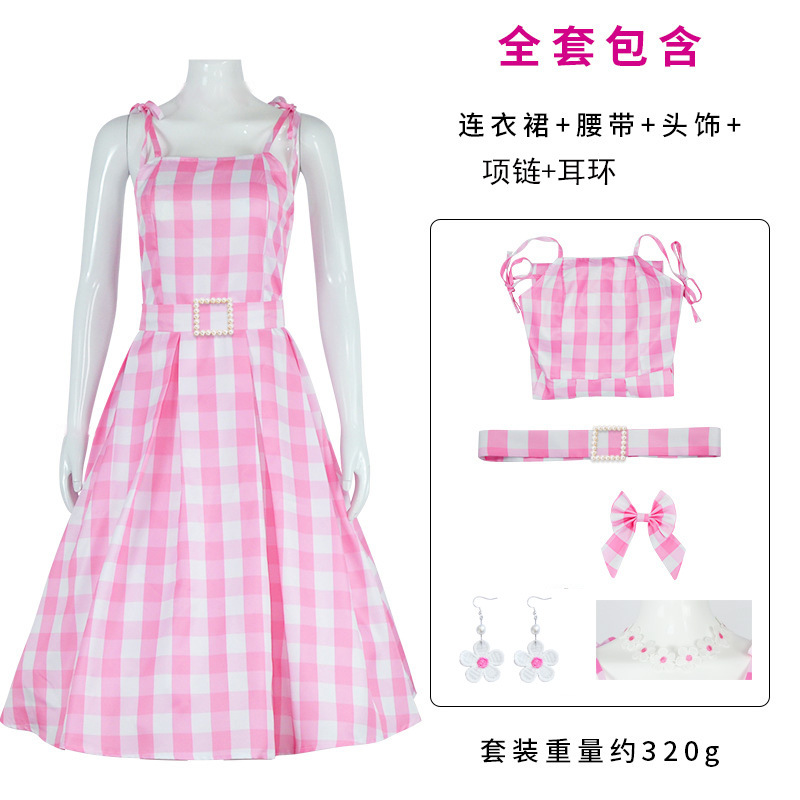 2023 nueva película persona real Barbie cos traje Ken Kenny Cosplay traje de baño vestido