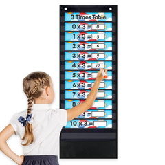 廠家直供優惠批發亞馬遜貨源 乘法教具乘法練習玩具乘法卡片+掛袋