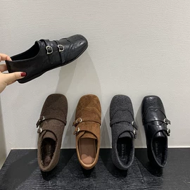 厚底拖鞋;乐福鞋;女式时装单鞋