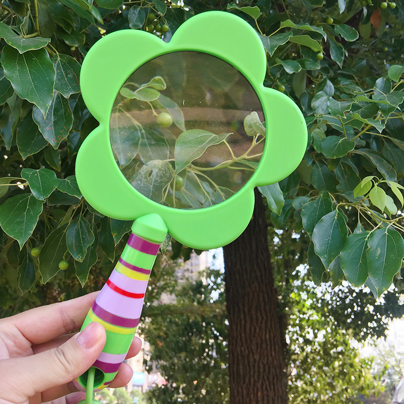 儿童放大镜探索大自然立体卡通造型放大镜幼儿观察学习