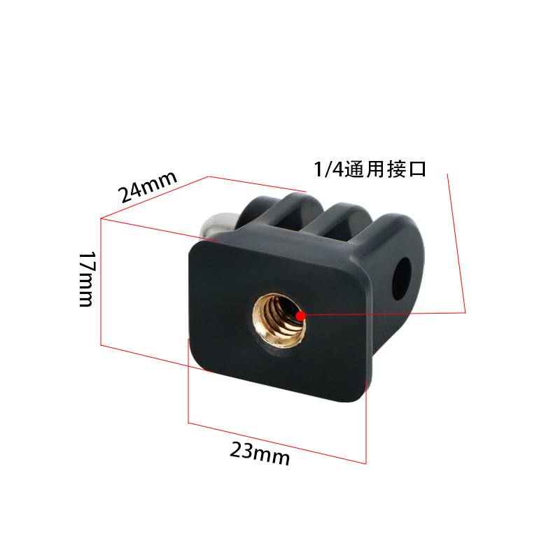 GoPro アダプターは、insta360 アクション カメラ Mini Yi アクセサリー DJI Feiyu 自撮り棒に適しています。|undefined