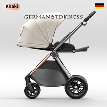 （外贸加工）新款换向婴儿手推车全罩高景观可坐躺新生儿一键折叠