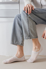 Summer thin new invisible socks for men and women, air-conditioned socks, short socks, shallow hollow mesh, non-falling boat socks