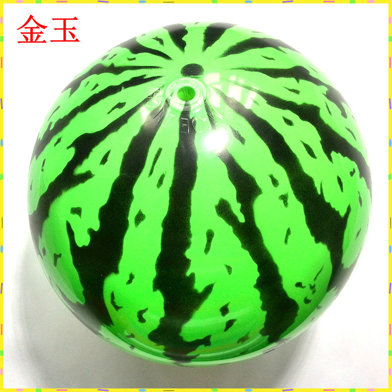供应pvc充气喷花球儿童喷花西瓜球幼儿拍拍喷玩具拍拍解压皮球