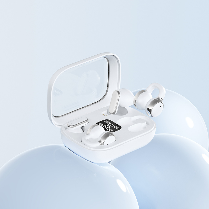 Auriculares Bluetooth inalámbricos transfronterizos AirMAX Pantalla táctil a todo color Auriculares deportivos multifuncionales de alta calidad con pantalla transparente