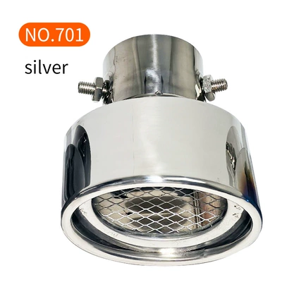 Suitable for Toyota Corolla Yinglang Chuanqi GS4/Fox Bluebird Changan CS75 tail throat muffler tail throat (Car muffler) - silver