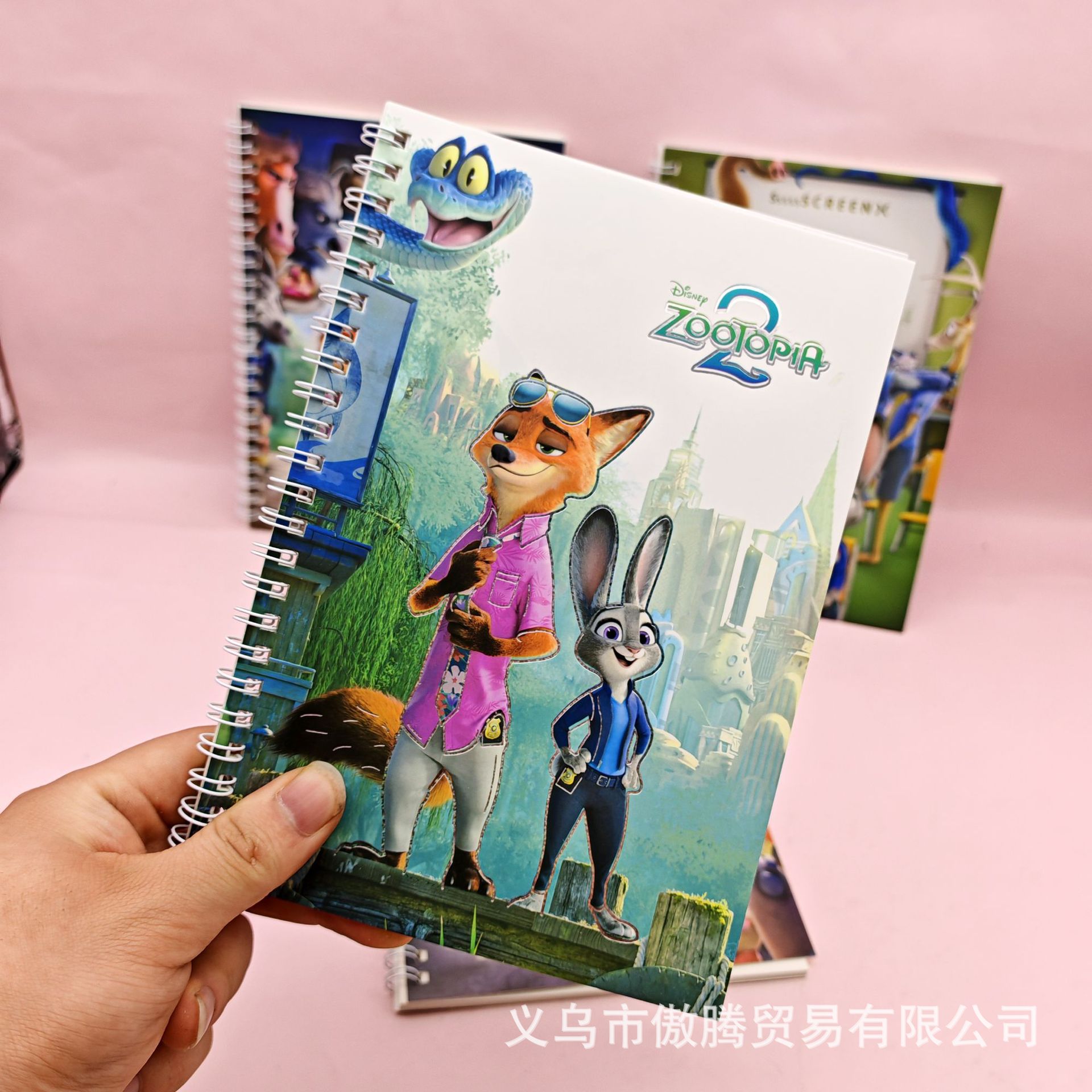 Cuaderno de dibujos animados A5 bobina Crazy Zoo periferia de alto valor Nick Judy cuaderno de notas de estudiantes