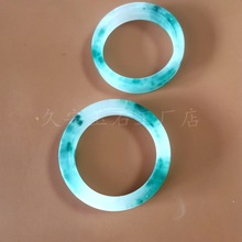 石英岩玉烤色B货毛坯手镯飘花手镯原料毛胚镯子玉石饰品厂家批发