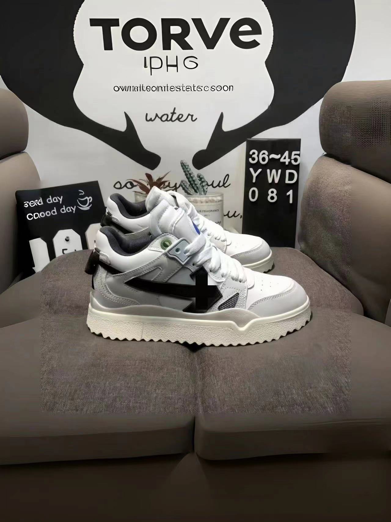 Zhongbang skate casual off zapatos deportivos de marca conjunta para hombres y mujeres, zapatos blancos de moda, zapatos de flecha plana