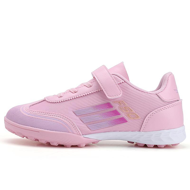 Tenis de Fútbol Infantil TF con Velcro de Caucho y PU para Entrenamiento