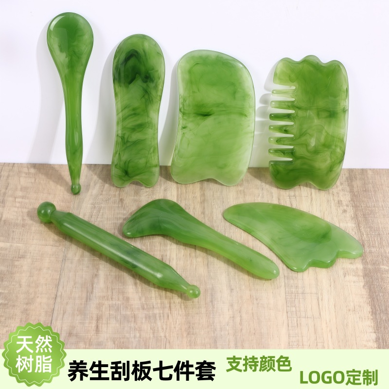 Resin Beauty Special Health Care Massage Stick Meridian Brush Facial...