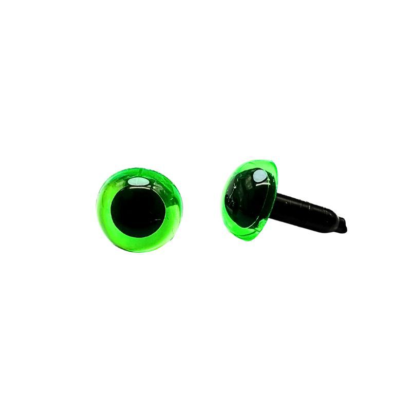 Ojo de cristal transparente Ojo de pie recto poke fieltro de lana Twist stick DIY accesorios de muñeca hechos a mano