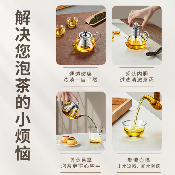 Glass teapot