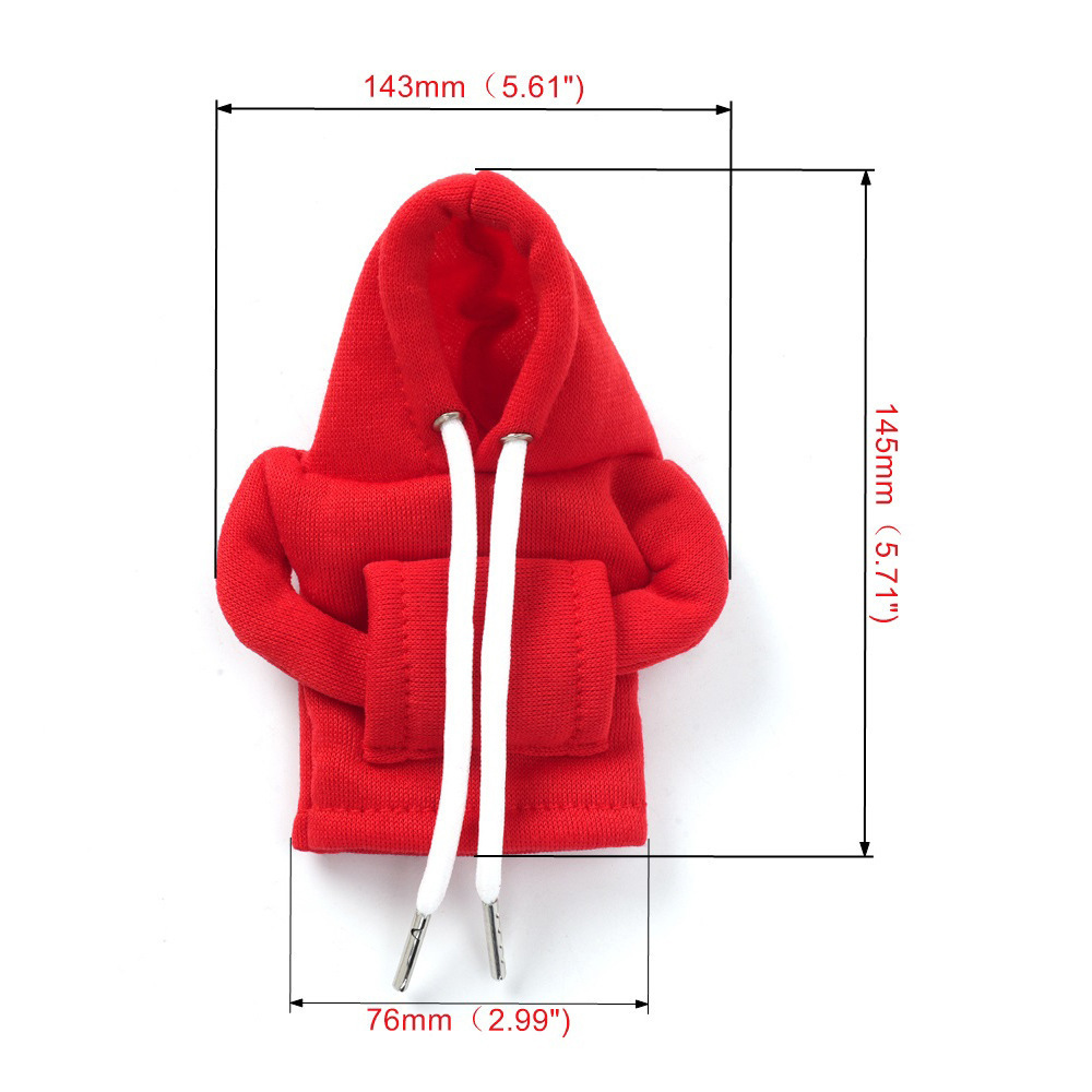 Cross-Border Creative Car Gear Handle Cover, Car Gear Cover, Sweatshirt, Transmission Gear Handle Protective Cover, Car Interior Decoration