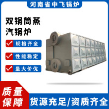 双锅筒蒸汽锅炉工业用蒸汽锅炉型号齐全蒸汽锅炉2.5T-35T