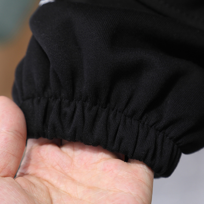 7671 traje de suéter para niño 2025 nuevo estilo primavera y otoño falso dos piezas de ropa a rayas primavera para niños de moda de dos piezas