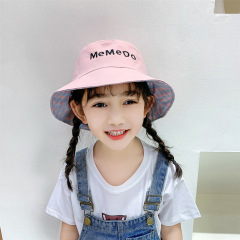 Korean Contrast Color Letter Children's Fisherman Hat display picture 19