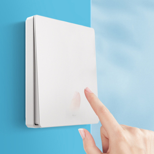 86-Type Rocker Self-Powered Wireless Switch, Home Use, Waterproof, Remote-Controlled Switch Panel—Battery-Free, Dual-Gang Design, Easy-to-Apply Installation