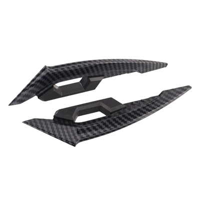 Motorcycle Universal Electric Vehicle Decorative Wind Blade Stickers, Horizon Body Side Stickers, Wind Wing Claw-Shaped Stickers, Anti-Scratch Stickers (Motosiklet ləvazimatları və aksesuarları) - large-carbon-fiber-pattern