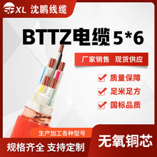 bttz矿物绝缘防火电缆 bttz5*6/10/16低压电力电缆国标 厂家销售
