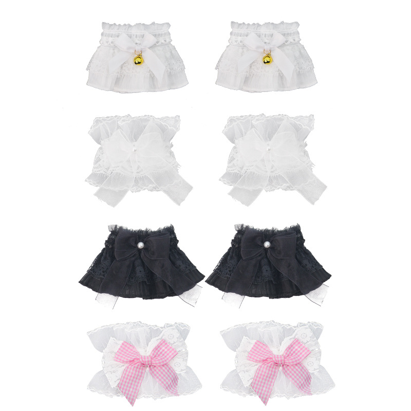 Ventas transfronterizas calientes nuevas pulseras de encaje dulces lindas celebridades Lolita muñecas góticas accesorios de baile