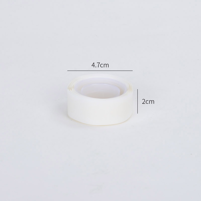 Cinta estrecha 1cm de ancho pegamento de sellado para estudiantes ramo de flores material de embalaje material de bricolaje hecho a mano cinta transparente