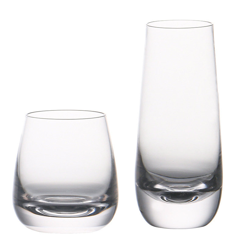 Vidrio de cristal, tazas de mojito, tazas de cóctel, tazas de whisky, tazas de cerveza, tazas de jugo, tazas de vidrio, barras para tazas de fondo grueso