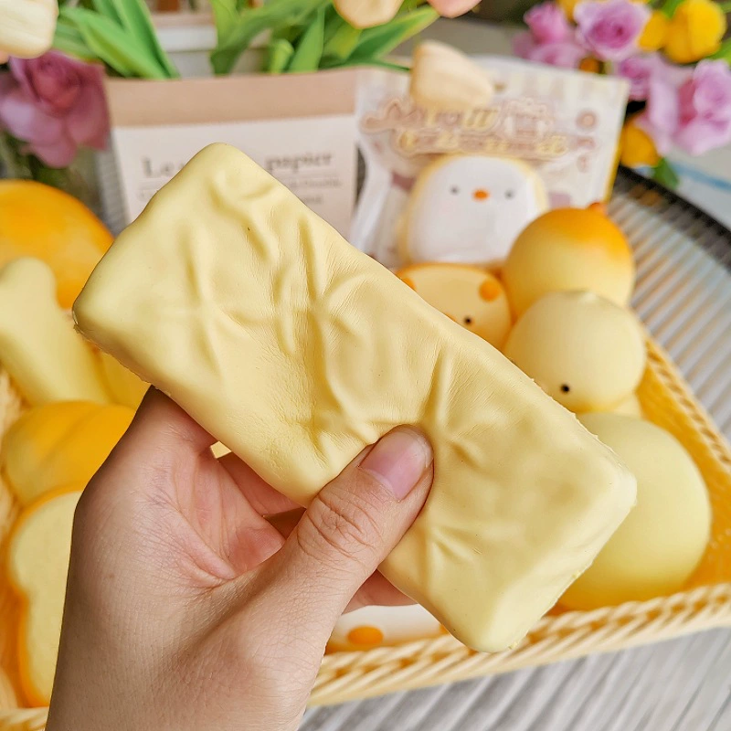 Мягкая игрушка squishy (хлеб, тост), медленное восстановление, антистресс, милые дизайны