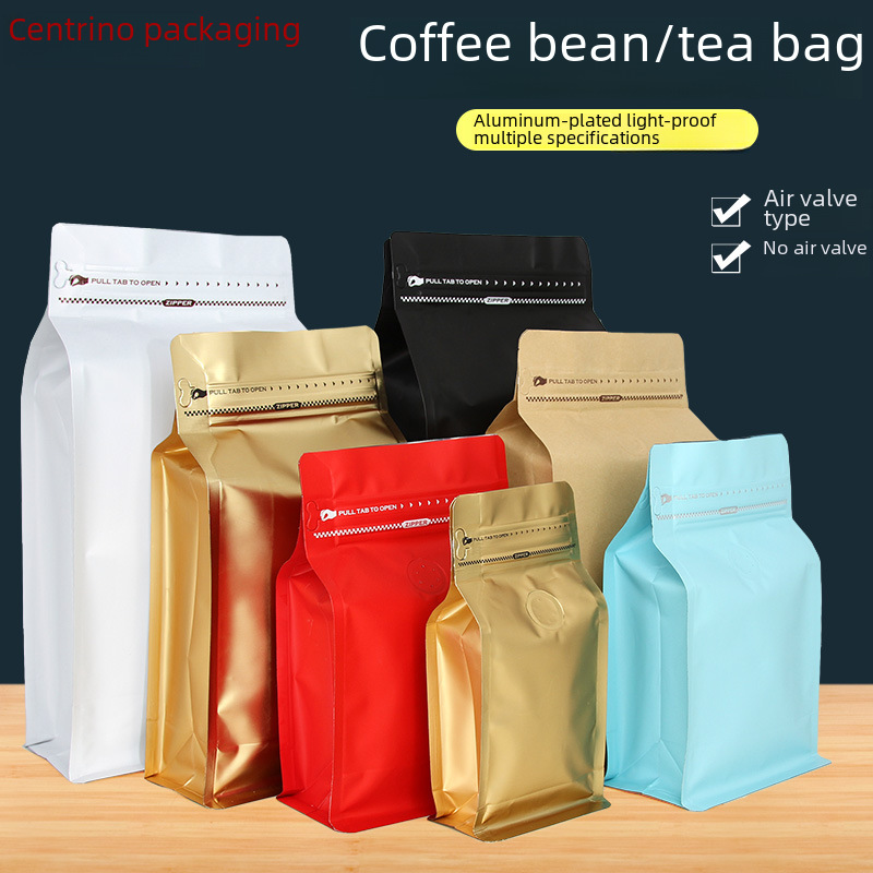 Coffee beans self -sealed bags