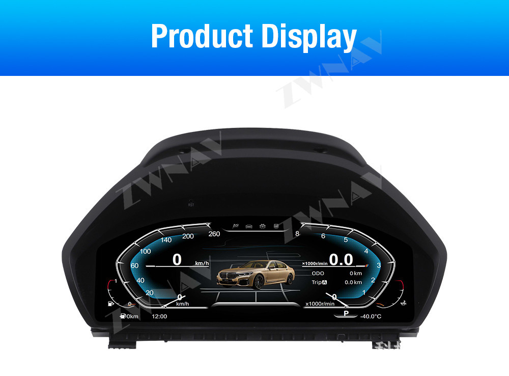Suitable for 2013-2020 BMW 3 Series upgraded full LCD instrument cluster, car odometer, multi-function instrument