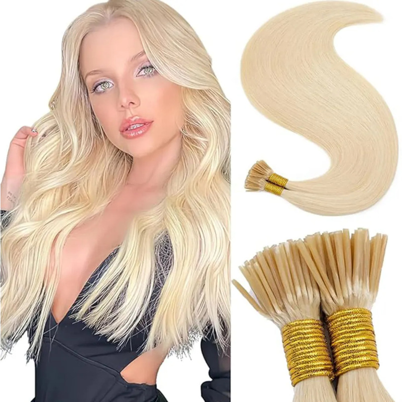 Wholesale blonde613 real-life stick hair seamless nano hair wig foreign trade wig European and American women's hair