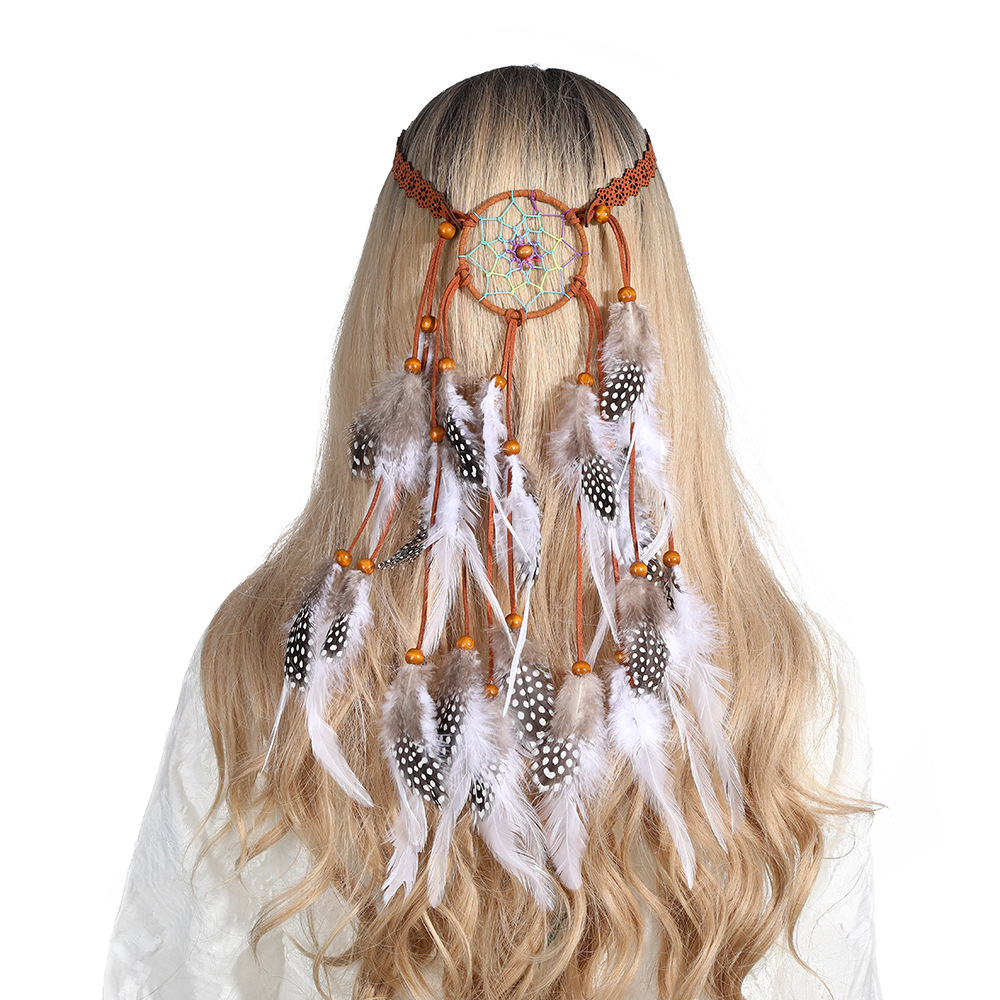 Ethnic Style Dreamcatcher Feather Party Headpieces display picture 2