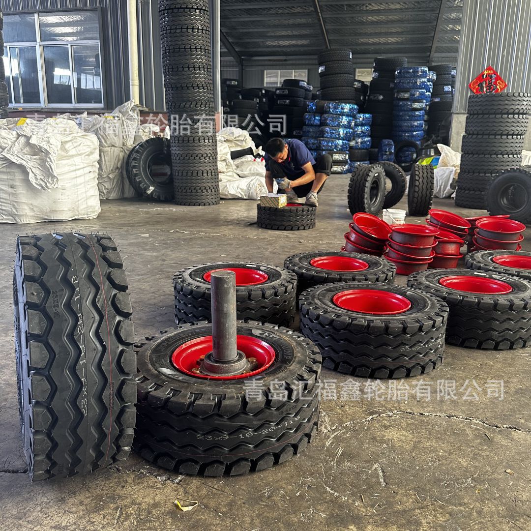 配套低平板拖车轮胎农机具轮胎23x9-10NHS 20层级 配套钢圈小半轴