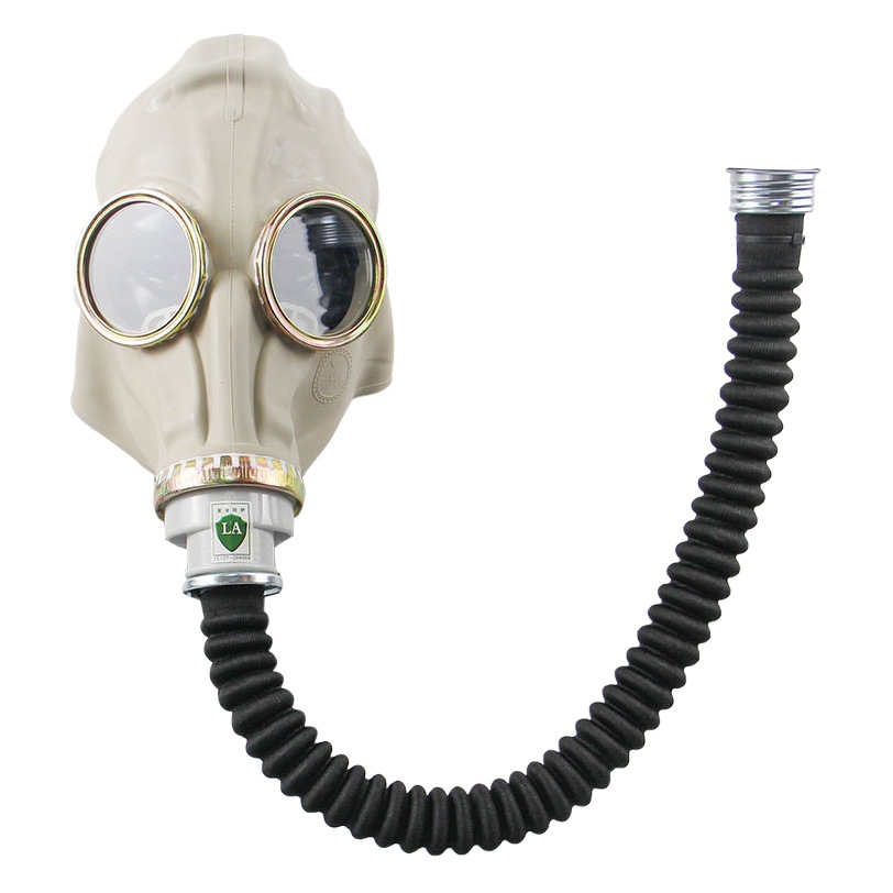 Anti-virus máscara completa pintura en aerosol químico formaldehído amoníaco autocebante filtro de goma máscara antivirus con tanque de filtro de veneno