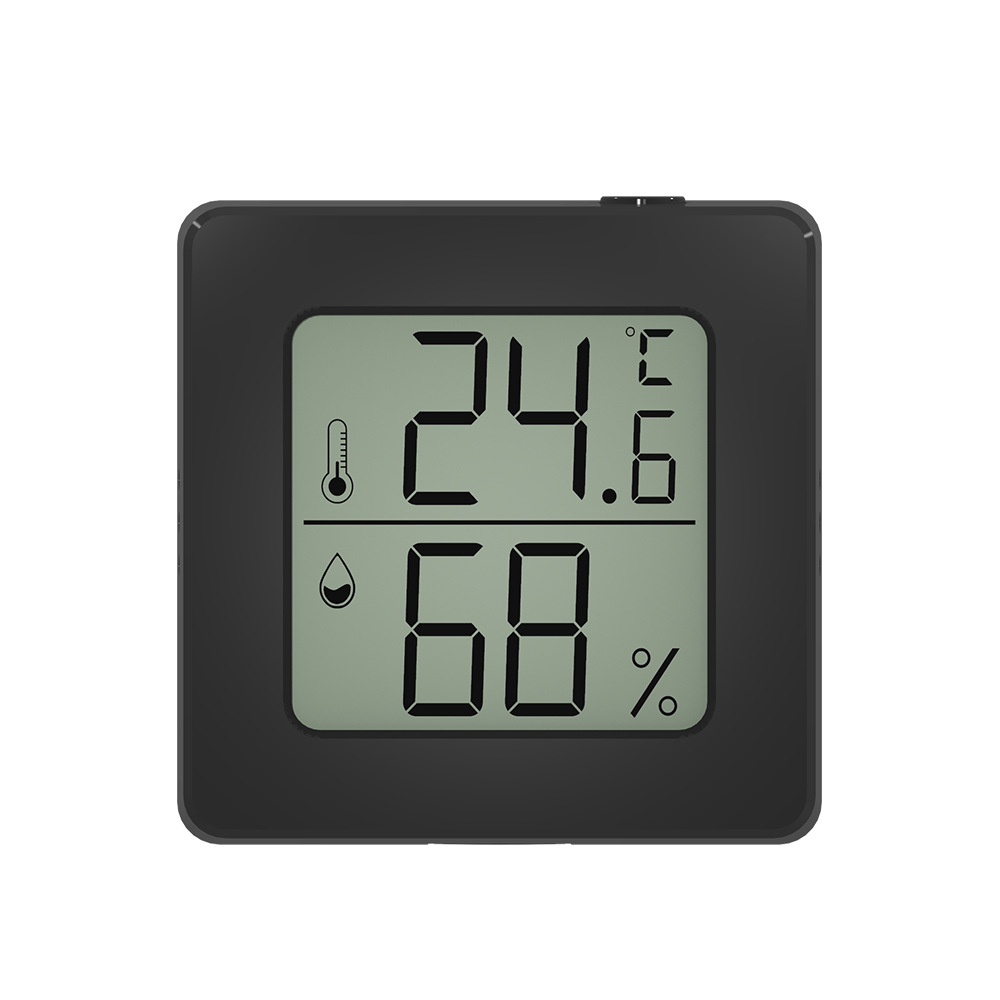 迷你型开关机温度计湿度计婴儿房电子CF切换温湿度计宠物温湿度表
