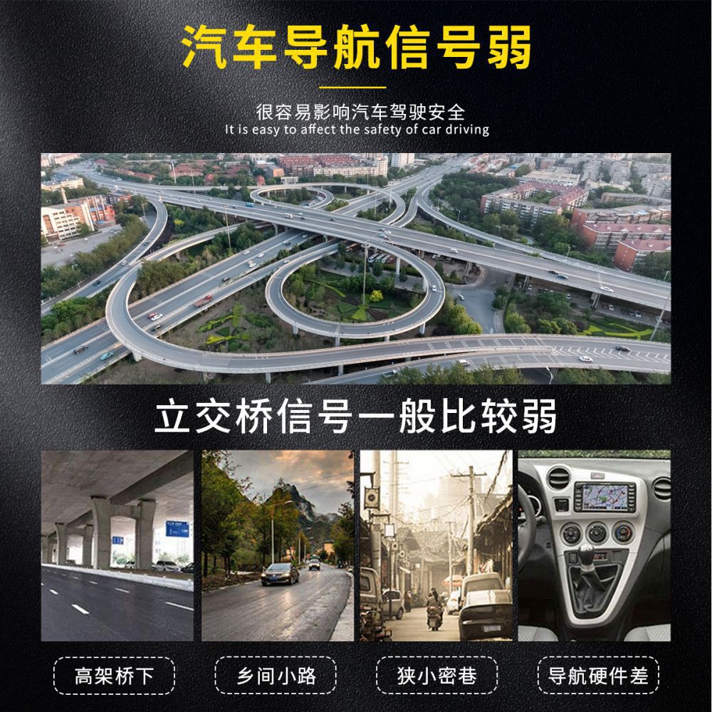 Gps Signal Amplifier Antenna Vehicle Positioning Signal Enhancement Navigator Vehicle Mobile Phone Navigation Signal Amplification