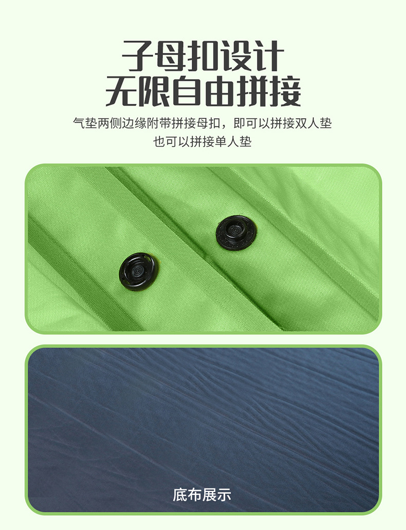 New Car-Mounted Air Mattress 2+1 Splicing Flat Inflatable Bed Trunk Inflatable Mattress Outdoor Camping Sleeping Bed